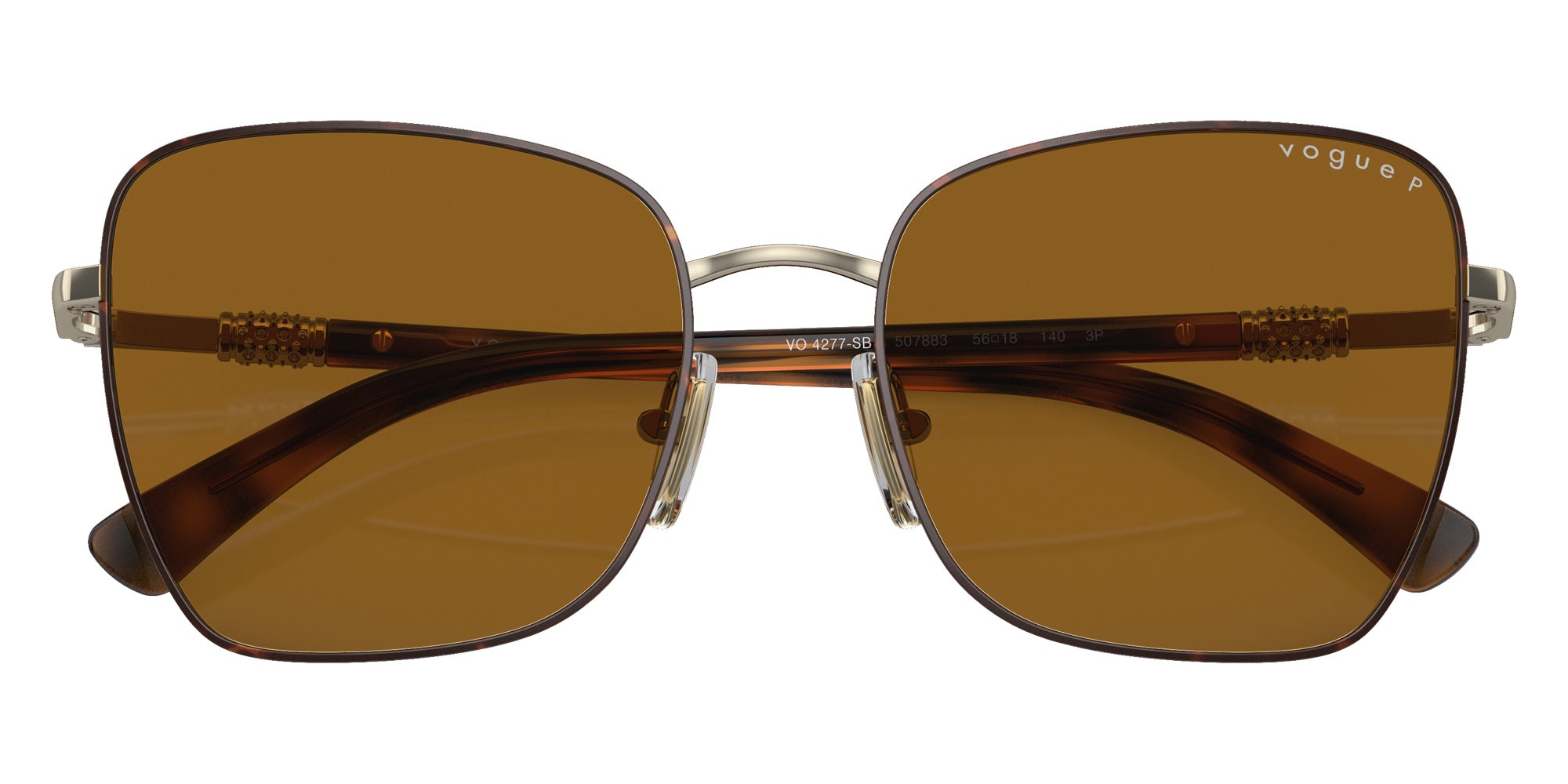 vogue eyewear VO4277SB 507883 56 - Top Havana/Pale Gold / Polarized Dark Brown #id:vo4277sb507883_s:100125