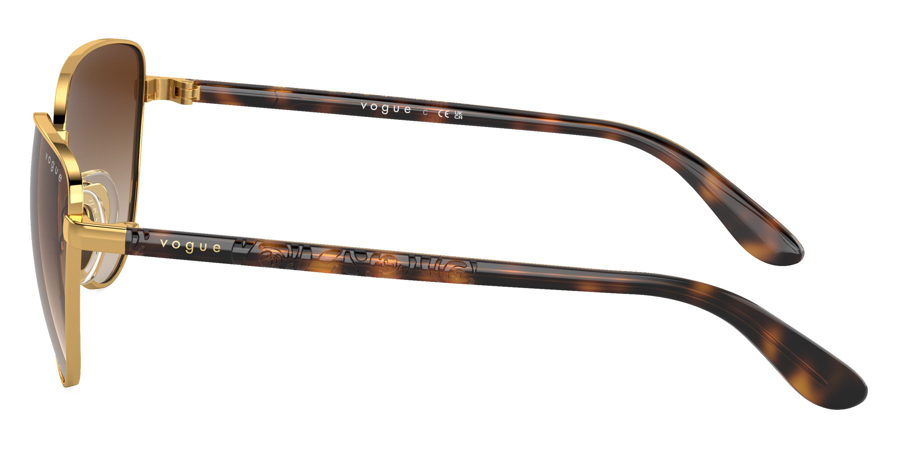 vogue eyewear VO4286S 280/13 56 - Gold/Dark Havana / Brown Gradient
