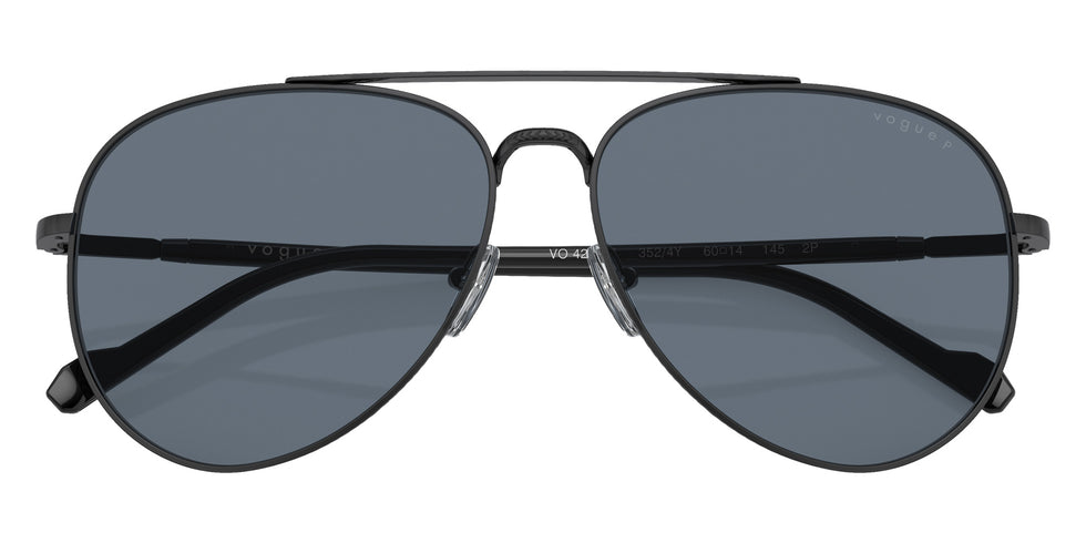 vogue eyewear VO4290S 352/4Y 60 - Black / Blue Polarized #id:vo4290s3524y_s:100125
