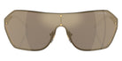 vogue eyewear VO4302S 280/5A 41 - Gold/Matte White / Light Brown Mirrored Gold
