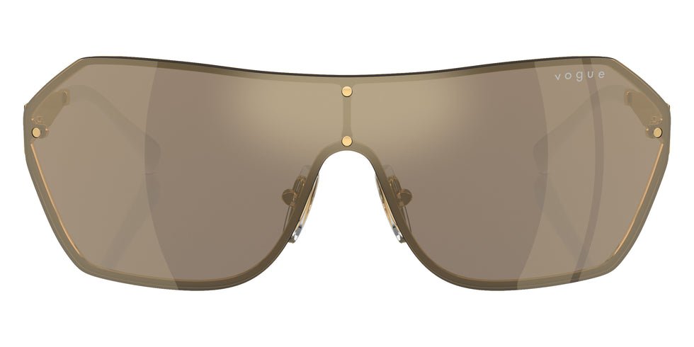 vogue eyewear VO4302S 280/5A 41 - Gold/Matte White / Light Brown Mirrored Gold