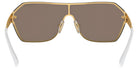 vogue eyewear VO4302S 280/5A 41 - Gold/Matte White / Light Brown Mirrored Gold