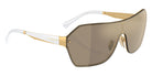 vogue eyewear VO4302S 280/5A 41 - Gold/Matte White / Light Brown Mirrored Gold