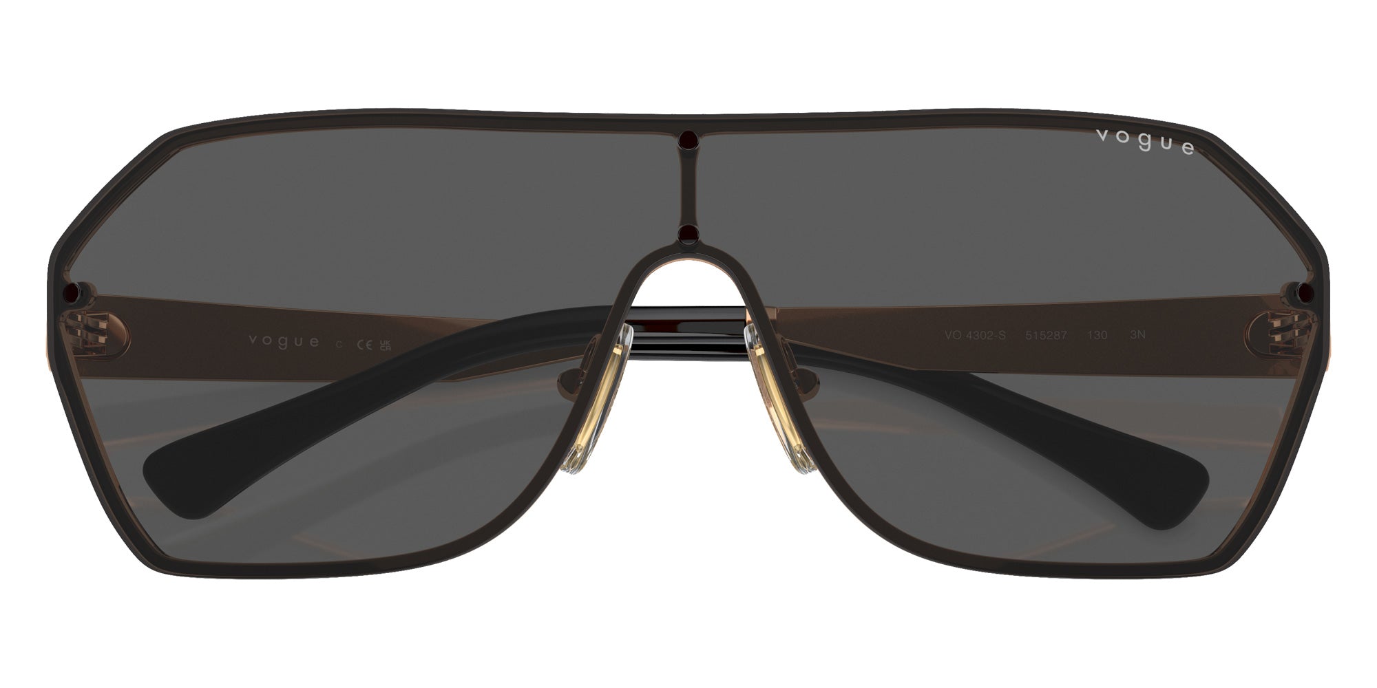vogue eyewear VO4302S 515287 141 - Rose Gold / Dark Gray #id:vo4302s515287_s:100125