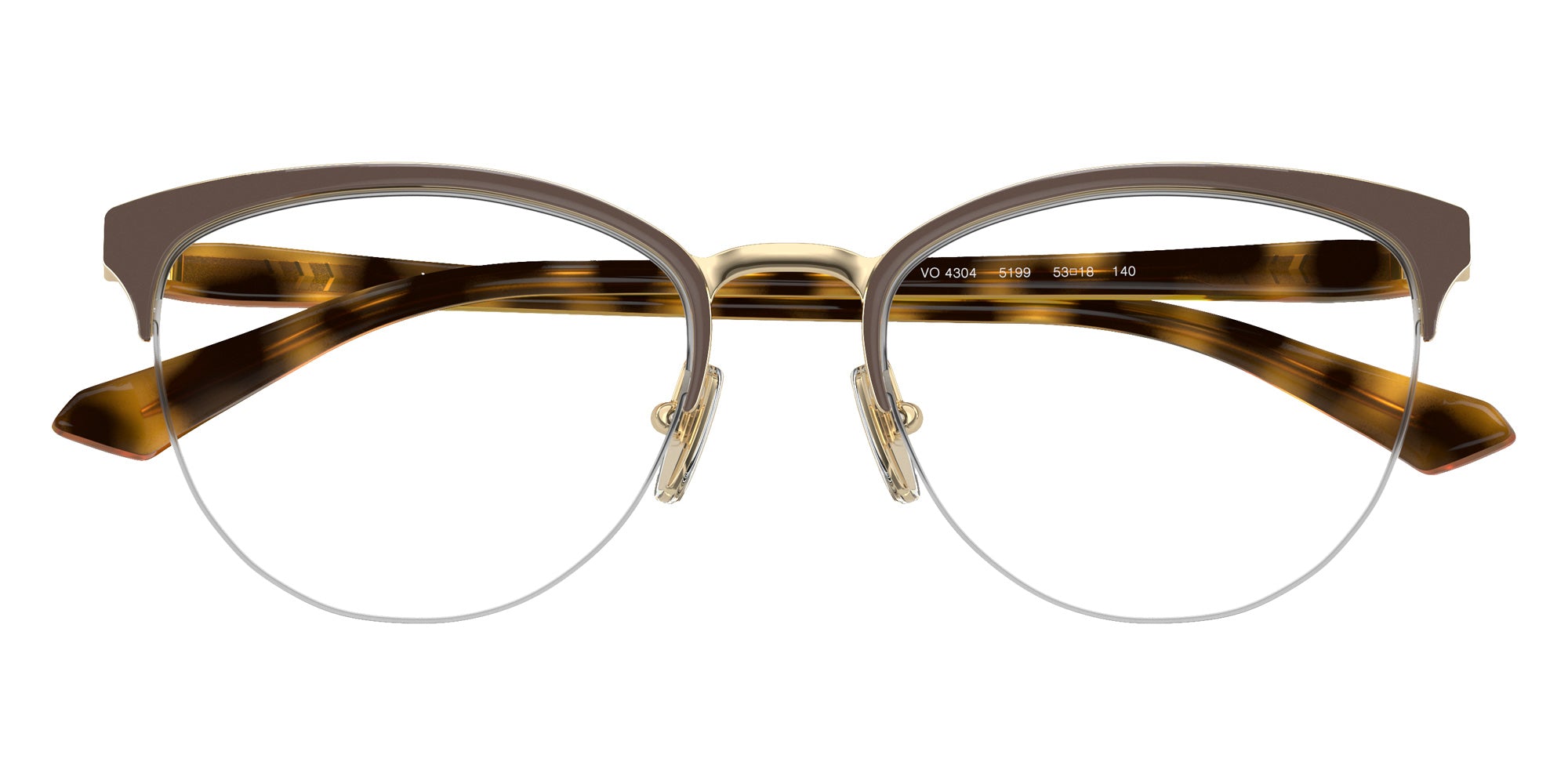 vogue eyewear VO4304 5199 51 - Top Brown/Pale Gold #id:vo43045199_s:100125