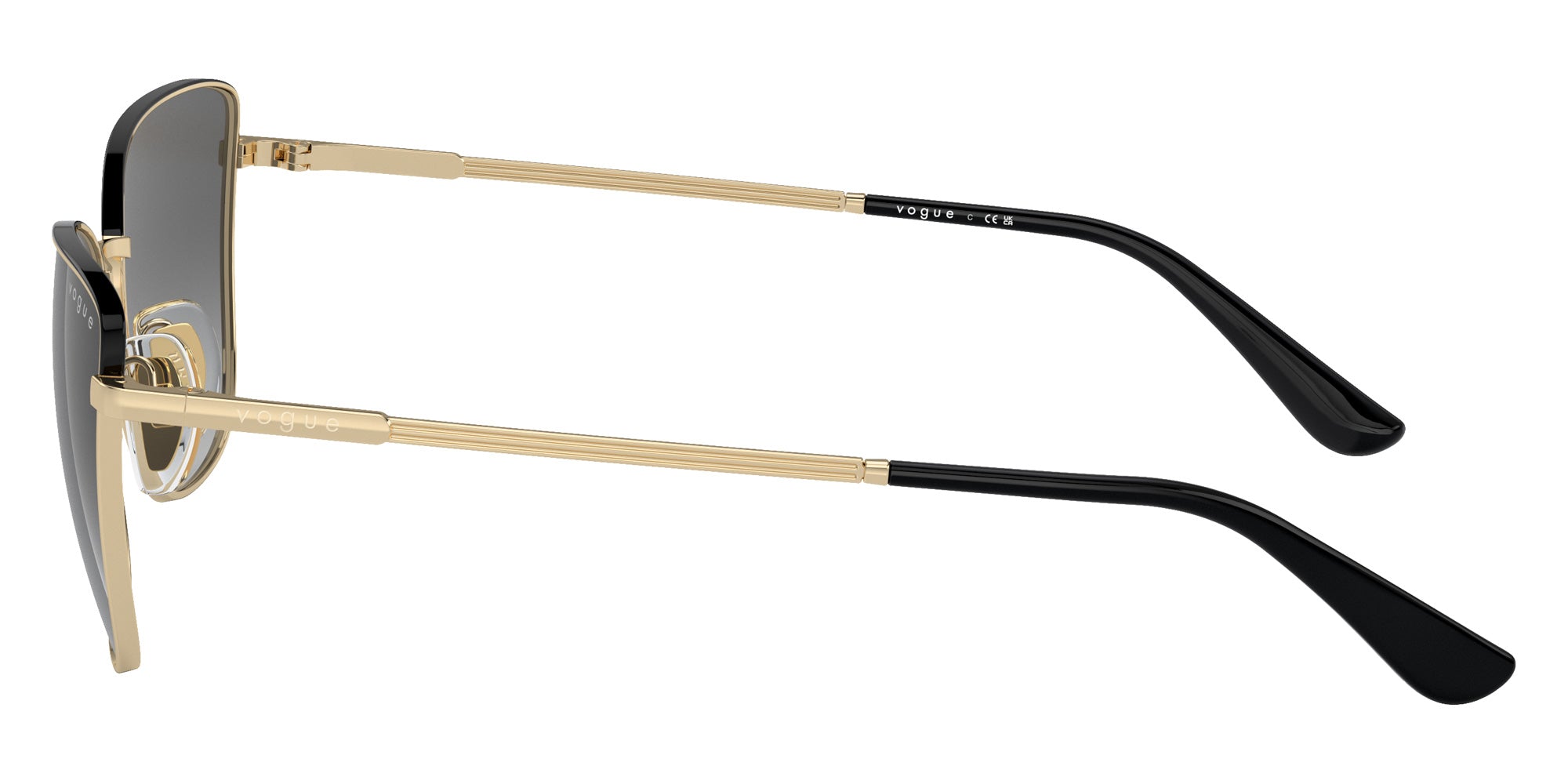 vogue eyewear VO4308S 848/11 56 - Pale Gold/Top Black / Gray Gradient #id:vo4308s84811_s:102110