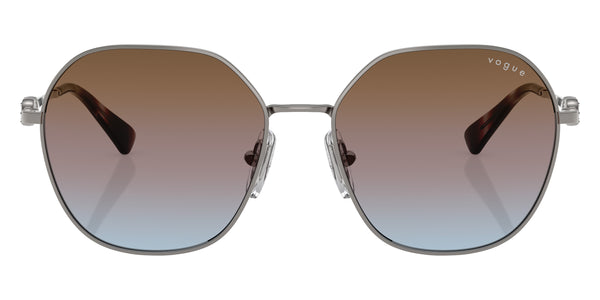 Gunmetal / Azure Gradient Pink Gradient Brown / 55-16-140