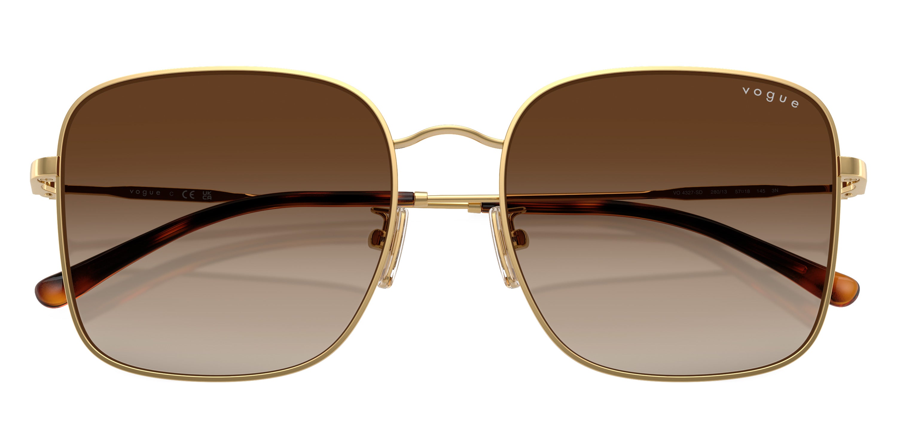 vogue eyewear VO4327SD 280/13 57 - Gold / Gradient Brown