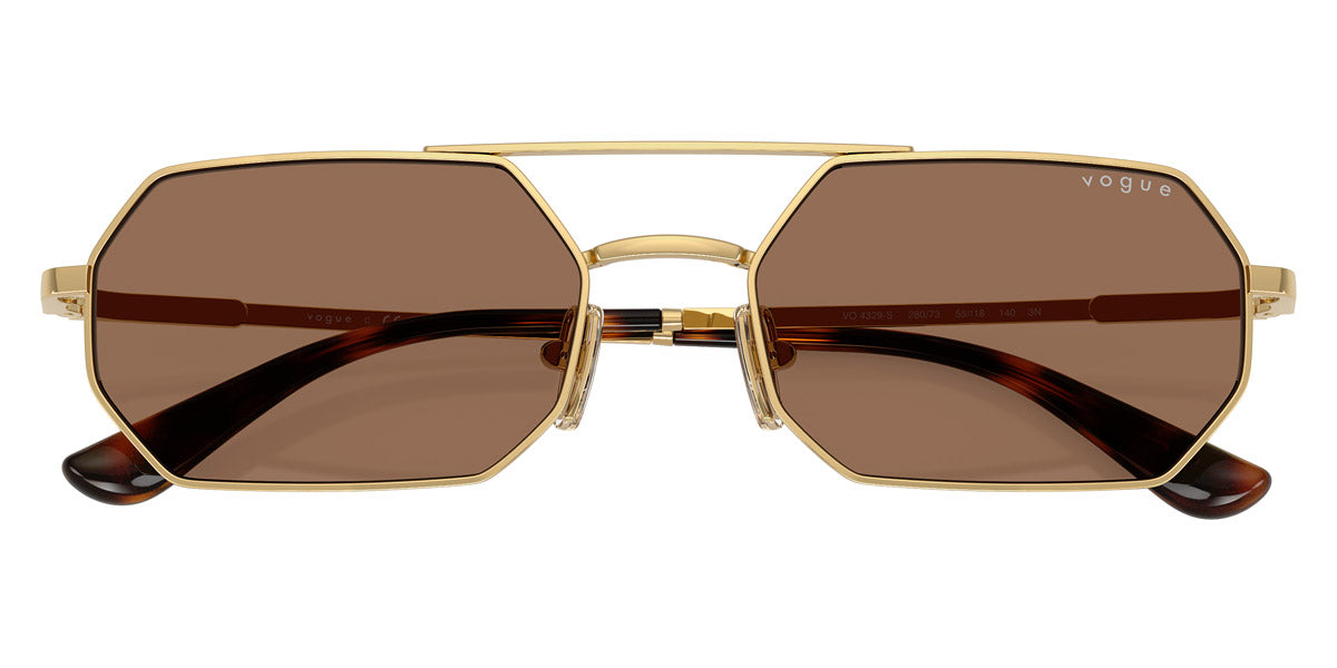 vogue eyewear VO4329S 280/73 55 - Gold / Dark Brown