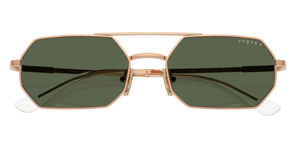 vogue eyewear VO4329S 51529A 55 - Rose Gold / Dark Green Polarized #id:vo4329s51529a_s:100125