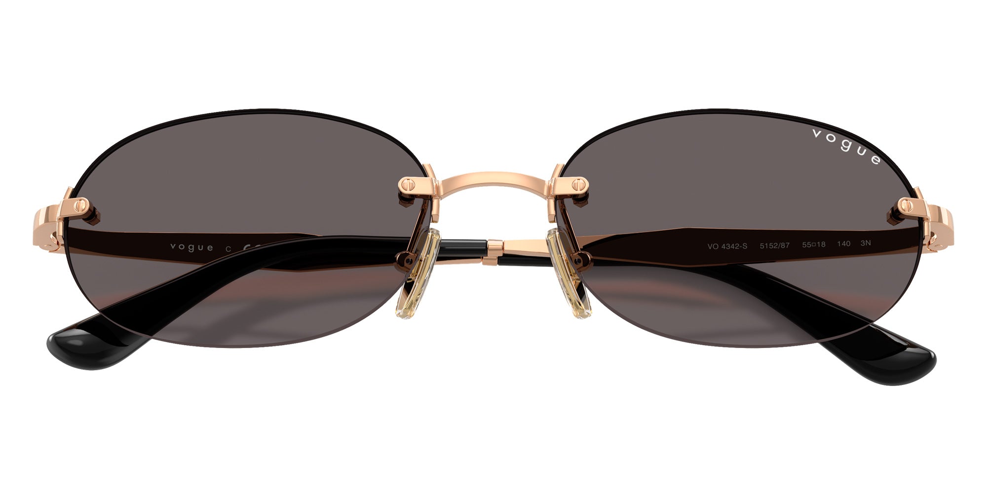 vogue eyewear VO4342S 515287 55 - Rose Gold / Black Smoke #id:vo4342s515287_s:104125