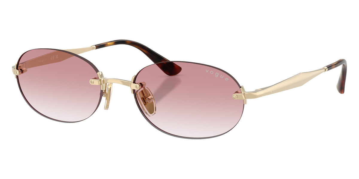 vogue eyewear VO4342S 848/3B 55 - Pale Gold / Clear Gradient Pink #id:vo4342s8483b_s:102105
