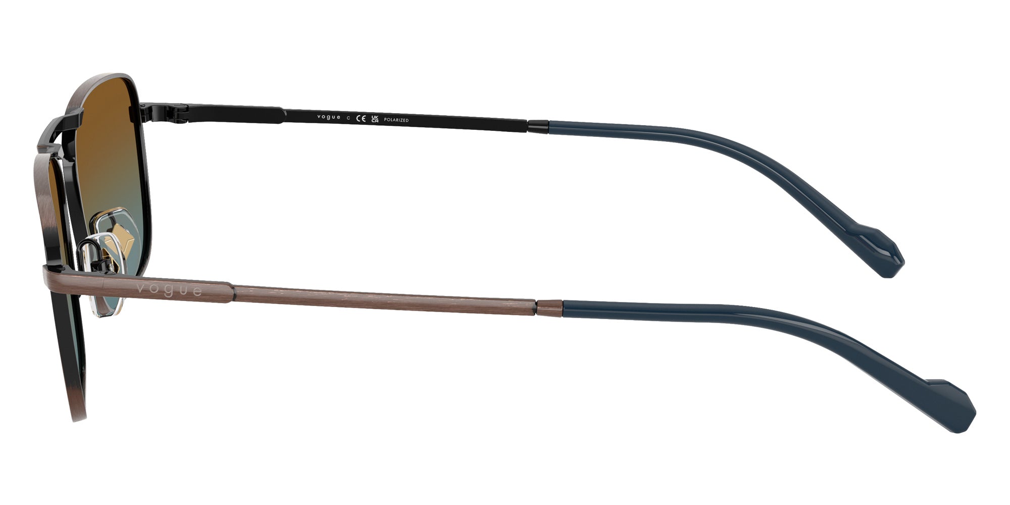vogue eyewear VO4346S 51351F 56 - Antique Copper / Blue Gradient Brown Polarized #id:vo4346s51351f_s:102110