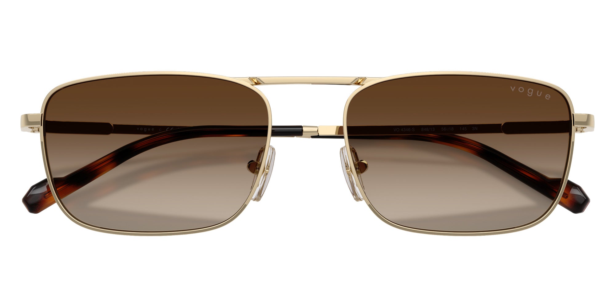 vogue eyewear VO4346S 848/13 56 - Pale Gold / Gradient Brown #id:vo4346s84813_s:108125