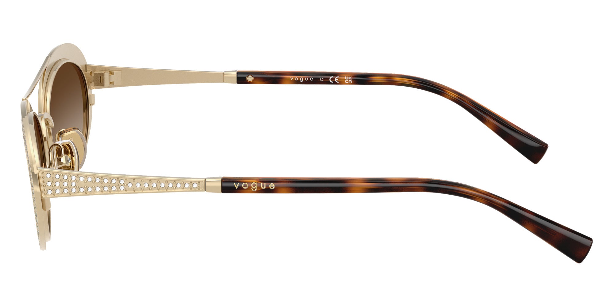 vogue eyewear VO4348SB 848/13 54 - Pale Gold / Gradient Brown #id:vo4348sb84813_s:104110