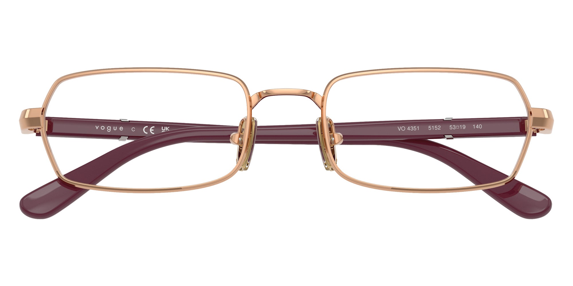 vogue eyewear VO4351 5152 53 - Rose Gold #id:vo43515152_s:104125