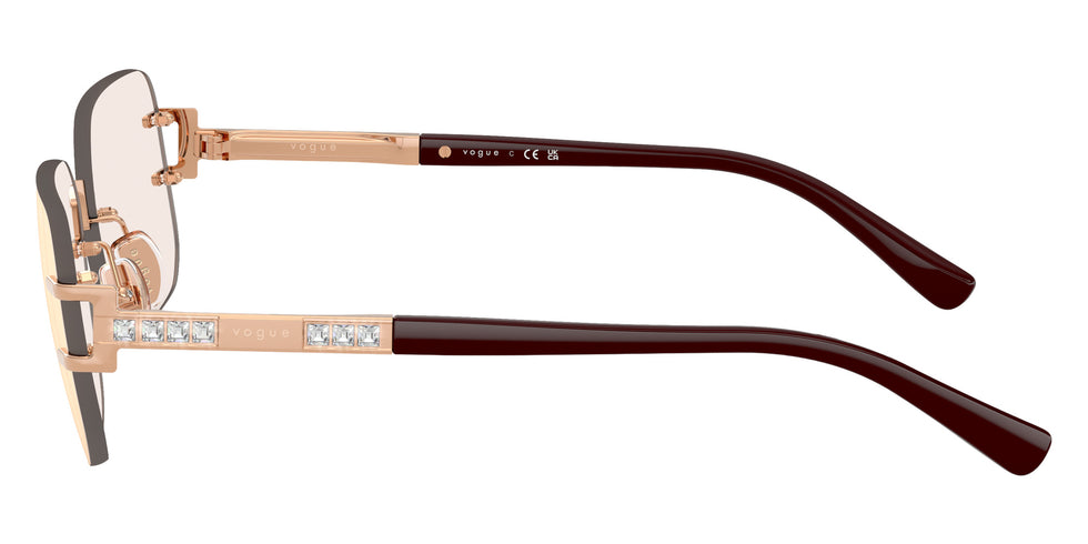 vogue eyewear VO4367SB 51526Q 58 - Rose Gold / Brown Mirrored Red/Yellow #id:vo4367sb51526q_s:104110