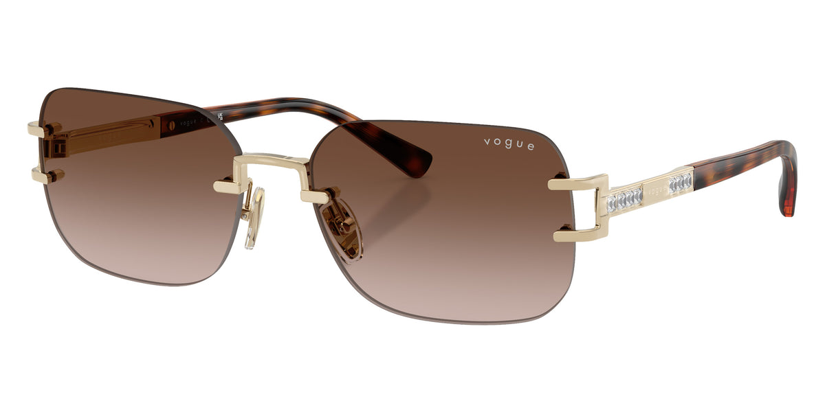 vogue eyewear VO4367SB 848/13 58 - Pale Gold / Gradient Brown #id:vo4367sb84813_s:106105