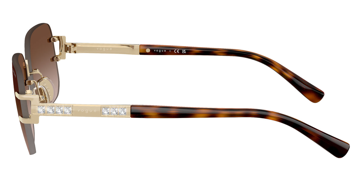 vogue eyewear VO4367SB 848/13 58 - Pale Gold / Gradient Brown #id:vo4367sb84813_s:106110