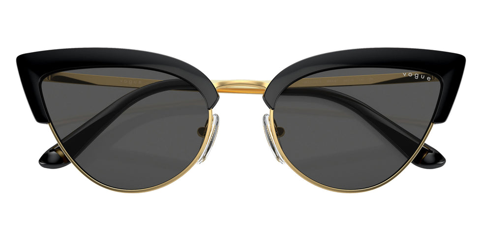 vogue eyewear VO5212S W44/87 55 - Top Black/Gold / Dark Gray #id:vo5212sw4487_s:100125