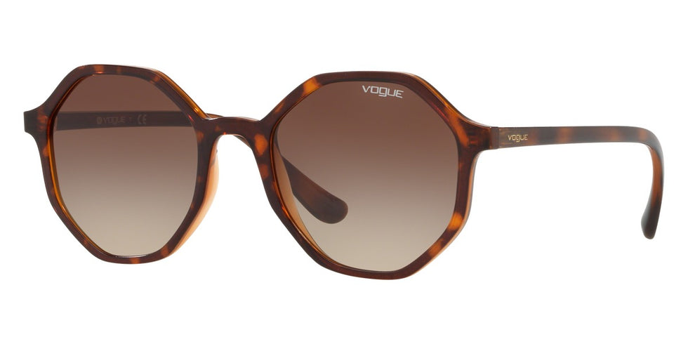 vogue eyewear VO5222S 238613 52 - Top Havana/Brown Transparent / Brown Gradient