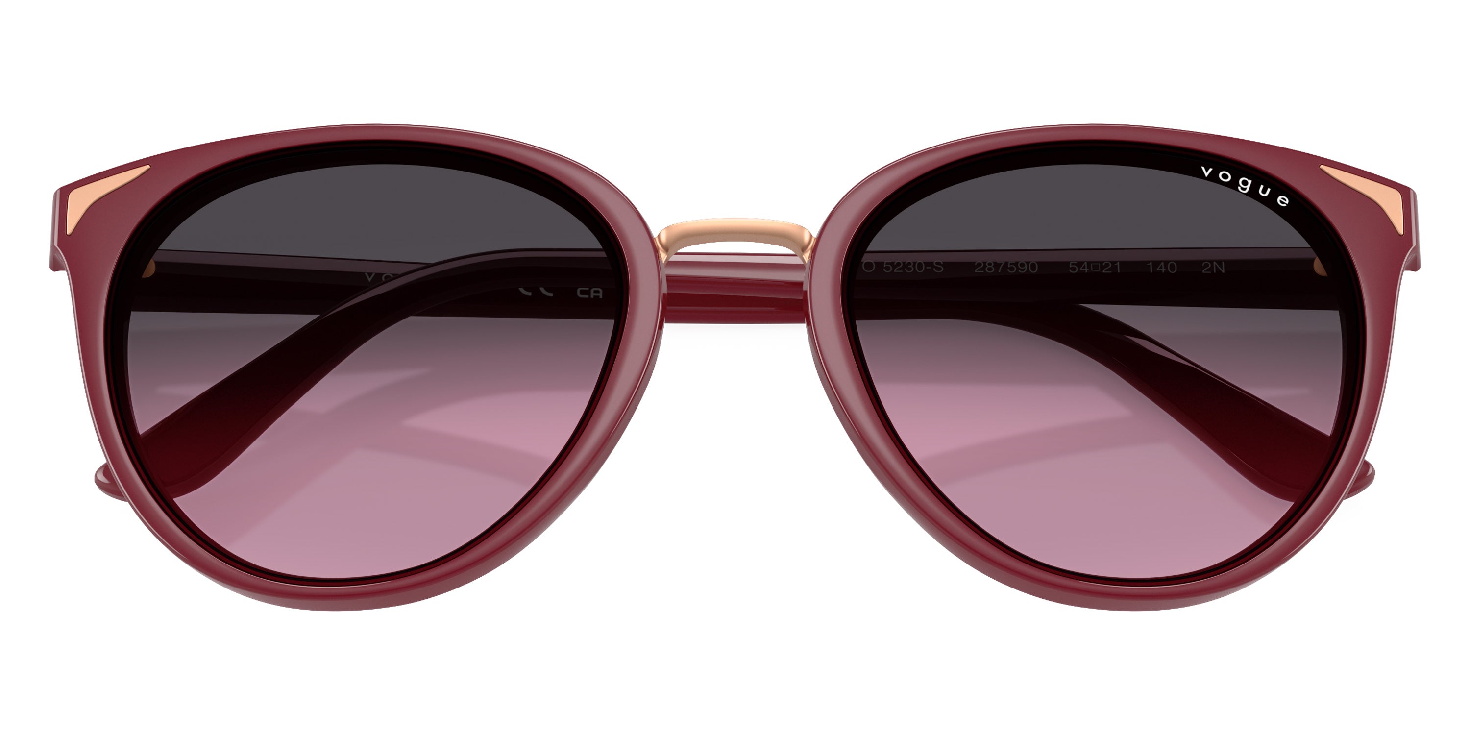 vogue eyewear VO5230S 287590 54 - Full Cherry / Violet Gradient Gray