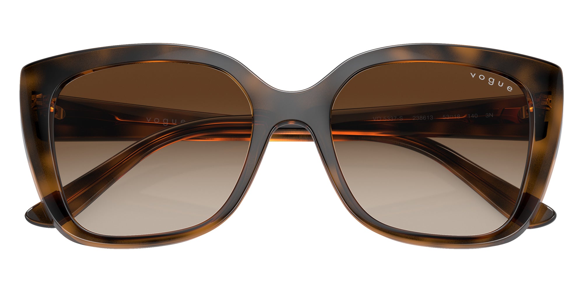 vogue eyewear VO5337S 238613 53 - Dark Havana / Brown Gradient #id:vo5337s238613_s:100125