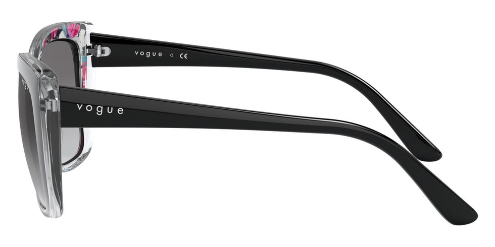 vogue eyewear VO5337S 283911 53 - Top Black / Serigraphy / Gray Gradient