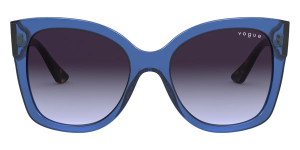 Transparent Blue / Light Violet Gradient Dark Gray / 54-19-140