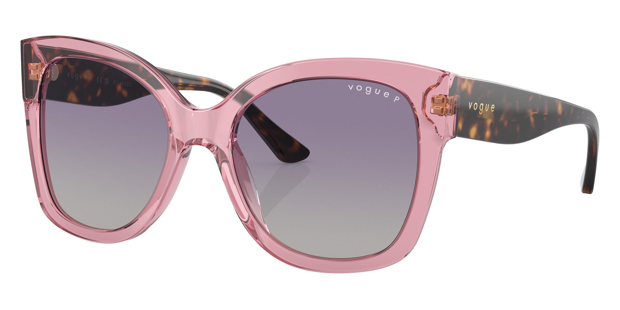 vogue eyewear VO5338S 28368J 54 - Transparent Pink / Violet Polarized #id:vo5338s28368j_s:100105