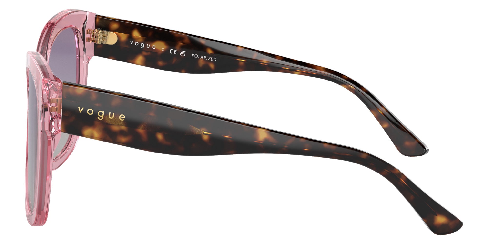 vogue eyewear VO5338S 28368J 54 - Transparent Pink / Violet Polarized #id:vo5338s28368j_s:100110