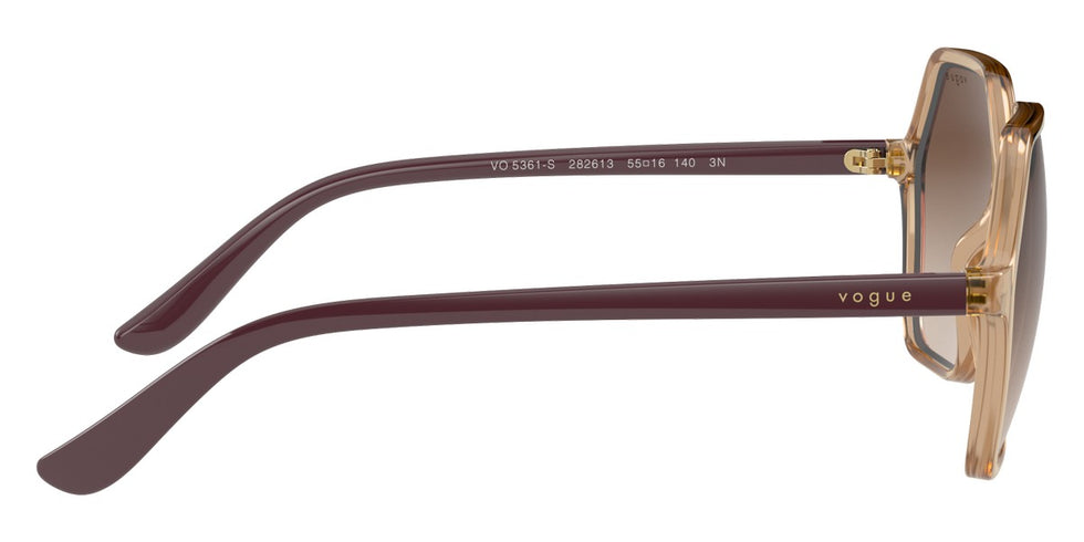 vogue eyewear VO5361S 282613 55 - Transparent Caramel / Brown Gradient