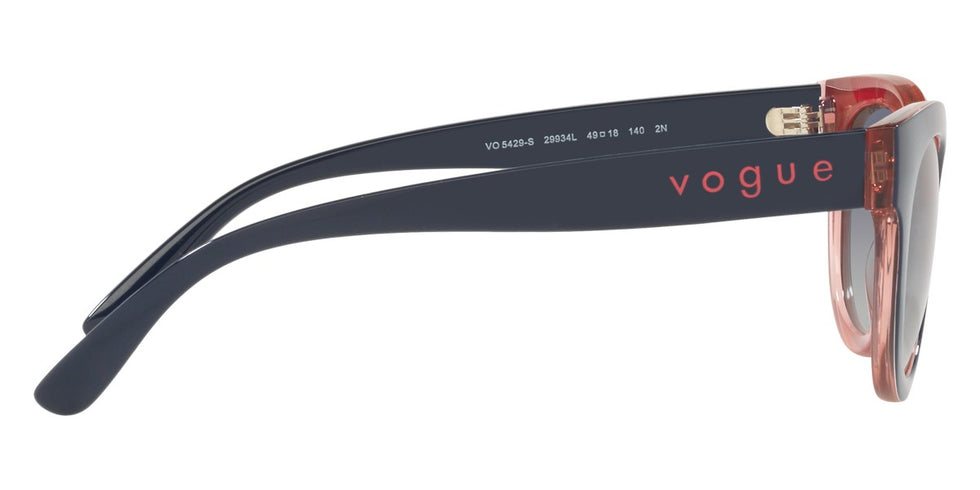 vogue eyewear VO5429S 29934L 49 - Top Dark Blue/Serigraphy / Gray Gradient Dark Blue