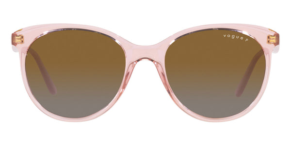 Transparent Pink / Gray Gradient Brown Polarized / 53-18-140