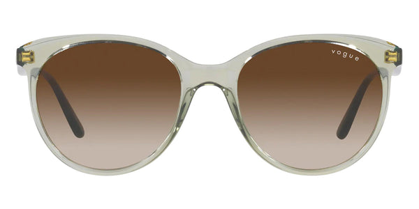 Transparent Light Green / Brown Gradient / 53-18-140