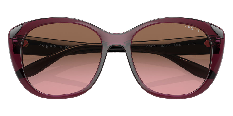 vogue eyewear VO5457S 298914 53 - Transparent Cherry / Pink Gradient Brown #id:vo5457s298914_s:100120