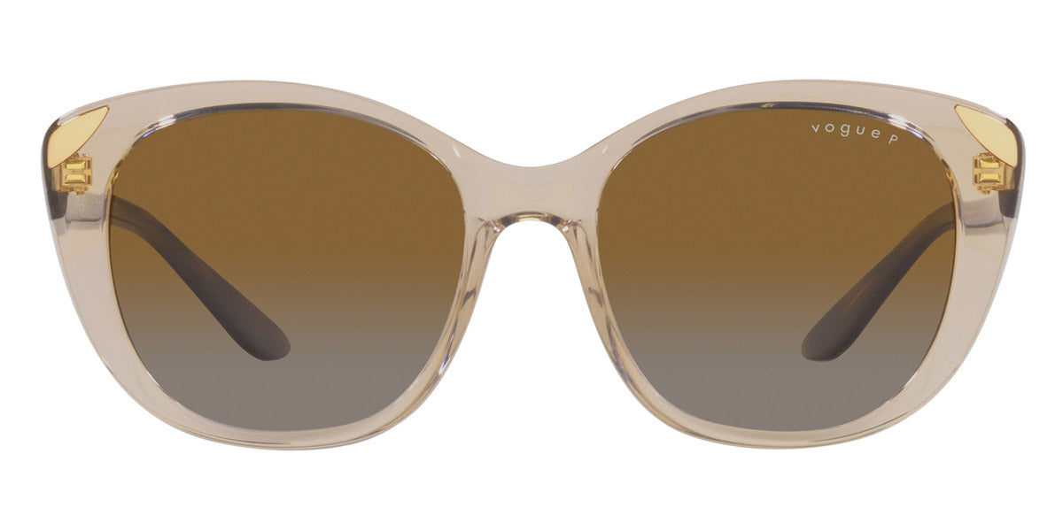 vogue eyewear VO5457S 2990T5 53 - Transparent Caramel / Polarized Brown Gradient