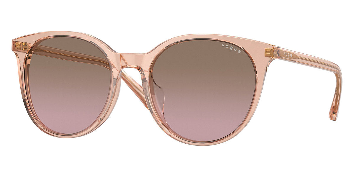 vogue eyewear VO5468SD 295414 56 - Transparent Peach / Violet Gradient Brown