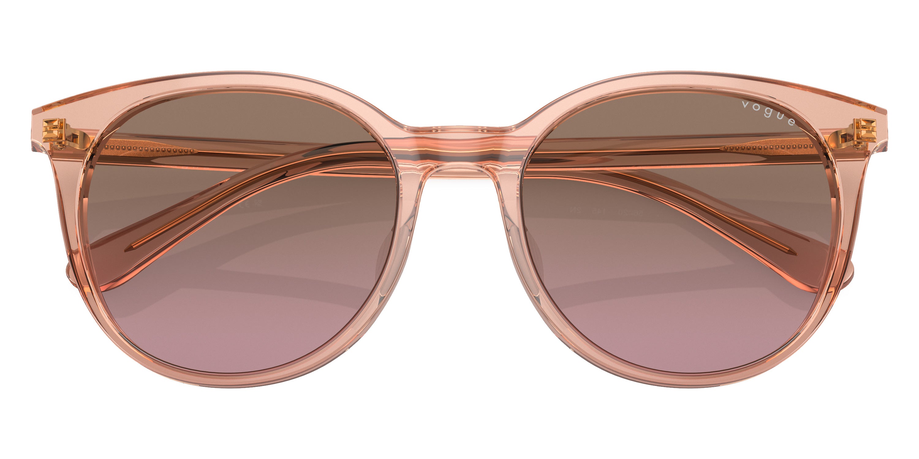 vogue eyewear VO5468SD 295414 56 - Transparent Peach / Violet Gradient Brown