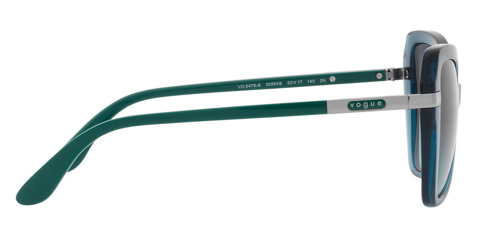 vogue eyewear VO5479S 30554S 53 - Transparent Light Blue / Azure Gradient Dark Blue