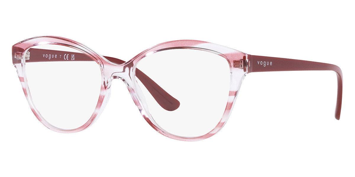 vogue eyewear VO5489 3059 52 - Top Texture Red/Transparent