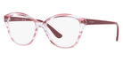 vogue eyewear VO5489 3059 52 - Top Texture Red/Transparent