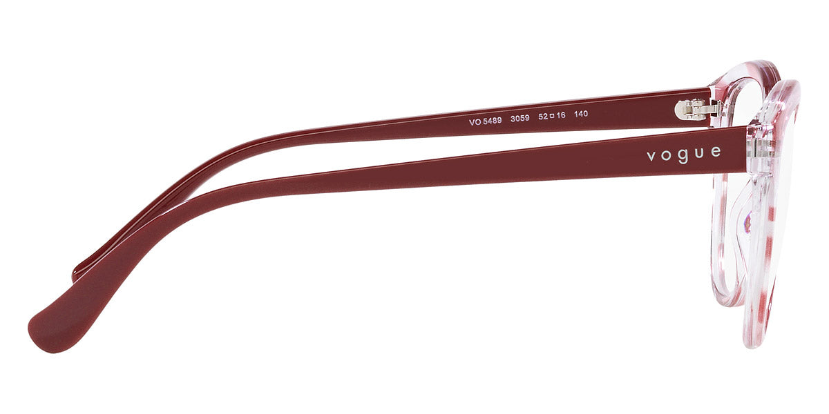 vogue eyewear VO5489 3059 52 - Top Texture Red/Transparent