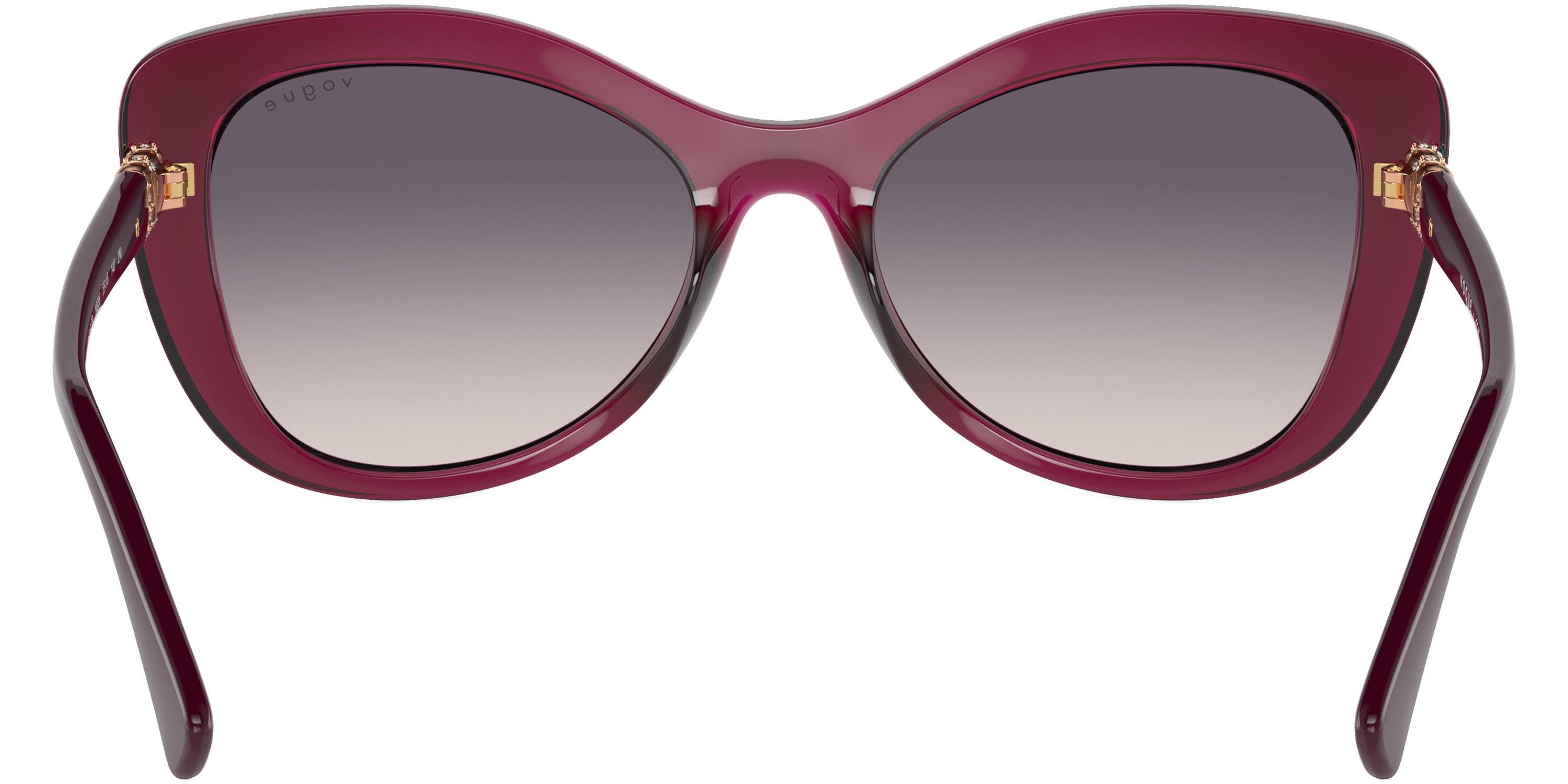 vogue eyewear VO5515SB 298936 55 - Transparent Cherry/Full Dark Purple / Pink Gradient Dark Gray