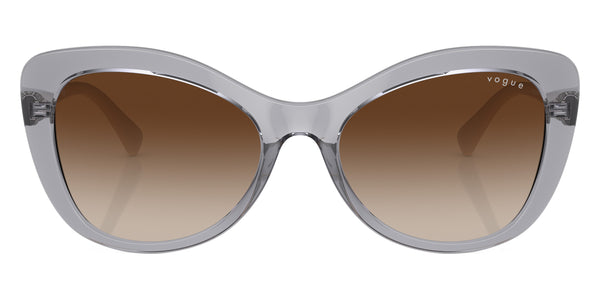 Transparent Gray/Full Light Gray / Brown Gradient / 55-18-140