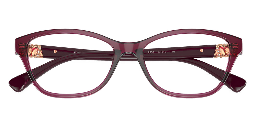 vogue eyewear VO5516B 2989 51 - Transparent Cherry/Full Dark Purple
