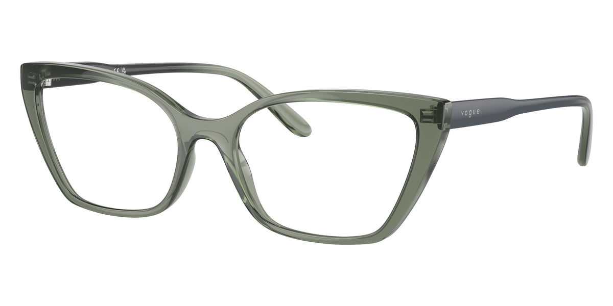 vogue eyewear VO5519 3086 52 - Transparent Mallard Green #id:vo55193086_s:100105