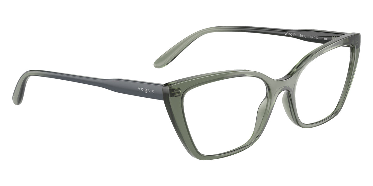 vogue eyewear VO5519 3086 52 - Transparent Mallard Green #id:vo55193086_s:100120