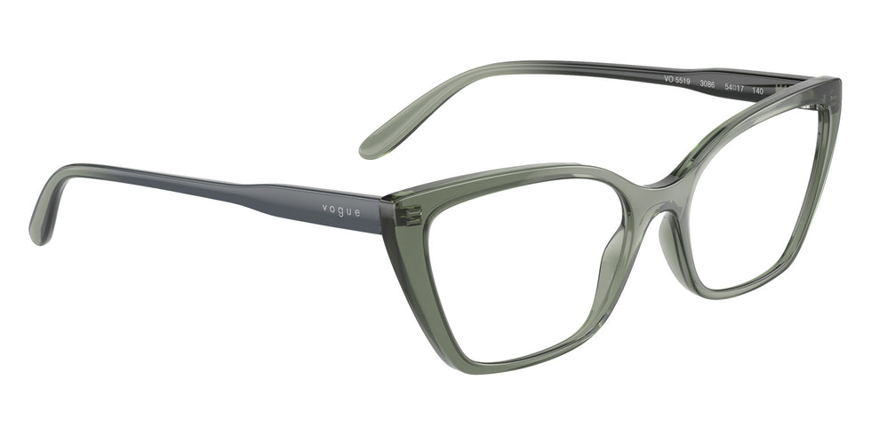 vogue eyewear VO5519 3086 52 - Transparent Mallard Green #id:vo55193086_s:100120