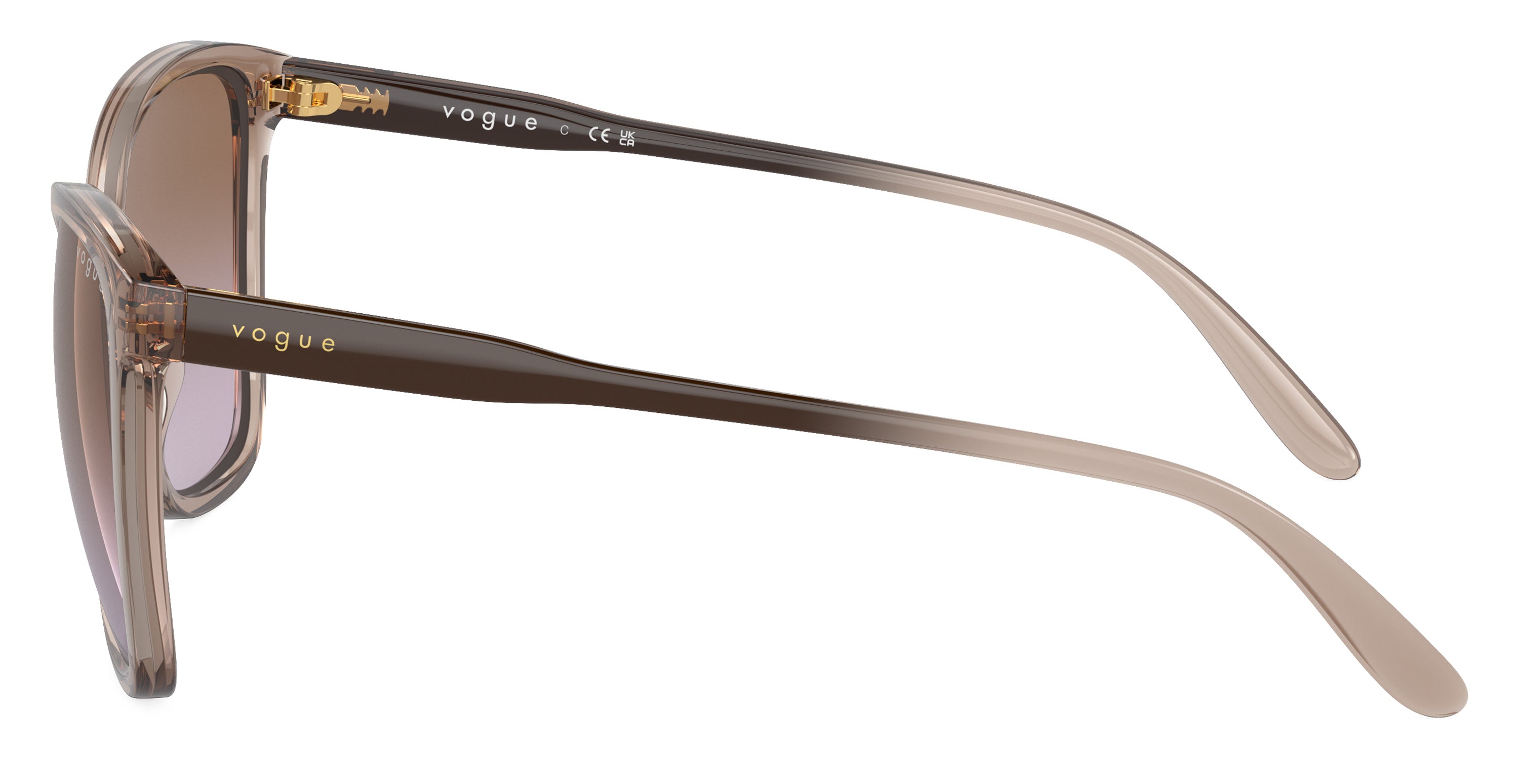 vogue eyewear VO5520S 294068 56 - Transparent Caramel/Brown Gradient Caramel / Violet Gradient Brown